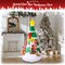 G128 7 ft Inflatable Christmas Tree with Santa Claus, Candy Canes & LED Lights, Christmas Outdoor Holiday Yard Decoration, Fast Inflate, Weather-Resistant, Outdoor Use